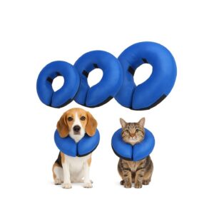 elizabet, צווארון אליזבת לכלב/חתול מתנפח אנטי-ביס/ליקוק