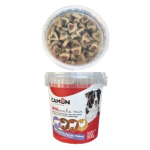 קמון, חטיף מיני לבבות 4 טעמים - 500 גרם