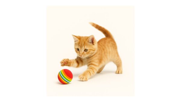 כדור מוקצף לחתול מארז - 3 יח'