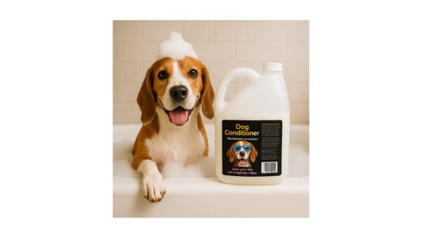 Scartz Pets, מרכך פרווה לכלבים מועשר בשמן חוחובה ושמן קיק - 4 ליטר