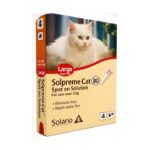 Solano, סולאנו סולפרם אמפולות להדברה לחתולים - 4 ק"ג ומעלה