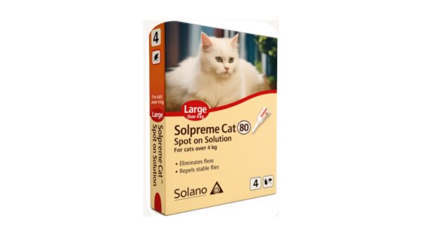 Solano, סולאנו סולפרם אמפולות להדברה לחתולים - 4 ק"ג ומעלה