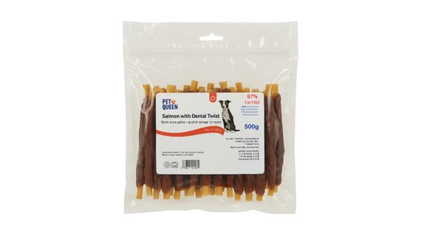 פטקווין מקלוני דנטל עטופים סלמון - 500 גרם