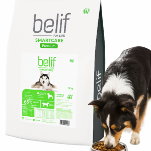 BELIF, בליף מזון פרימיום לכלבים בוגרים כבש - 18 ק"ג