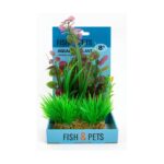 צ'יקוס GP-1206 – צמח פלסטיק דקורטיבי לאקווריום - 30 ס"מ