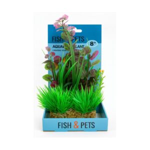 צ'יקוס GP-1206 – צמח פלסטיק דקורטיבי לאקווריום - 30 ס"מ