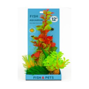 צ'יקוס GP-1206 – צמח פלסטיק דקורטיבי לאקווריום - 30 ס"מ