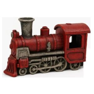 קטר רכבת דקורטיבי לאקווריום ולטרריום - 16.5*5.9*9 ס"מ