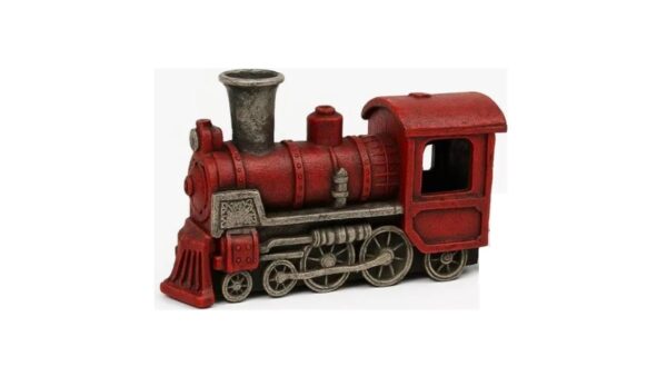 קטר רכבת דקורטיבי לאקווריום ולטרריום - 16.5*5.9*9 ס"מ