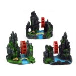 דקורציה מסלעת אבן עם גלגל מסתובב