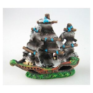 אבן קרמיקה דגם ספינת מפרשים