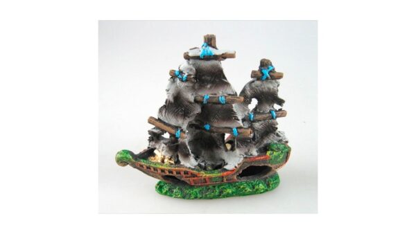 אבן קרמיקה דגם ספינת מפרשים