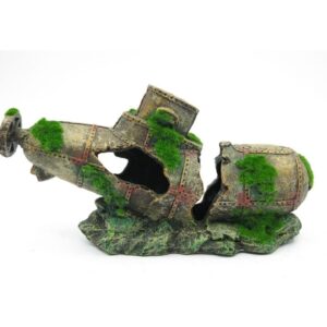 אבן קרמיקה דגם צוללת שבורה