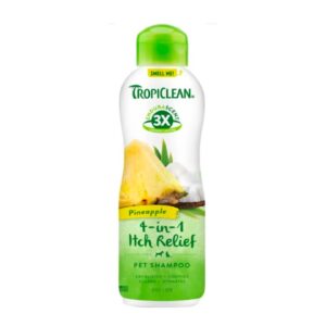 TropiClean, טרופיקלין שמפו 4 ב -1 אננס וקוקוב לכלב/חתול - 591 מ"ל