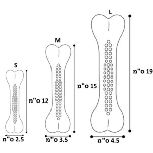 פלמינגו, עצם לעיסה לכלבים בטעם וניל במגוון גדלים - Flamingo