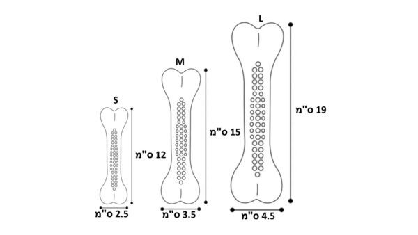 פלמינגו, עצם לעיסה לכלבים בטעם וניל במגוון גדלים - Flamingo