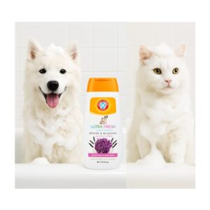 Arm & Hammer – שמפו הלבנה והבהרה Ultra Fresh לכלבים וחתולים - 473 מ"ל