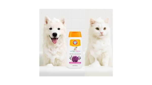Arm & Hammer – שמפו הלבנה והבהרה Ultra Fresh לכלבים וחתולים - 473 מ"ל