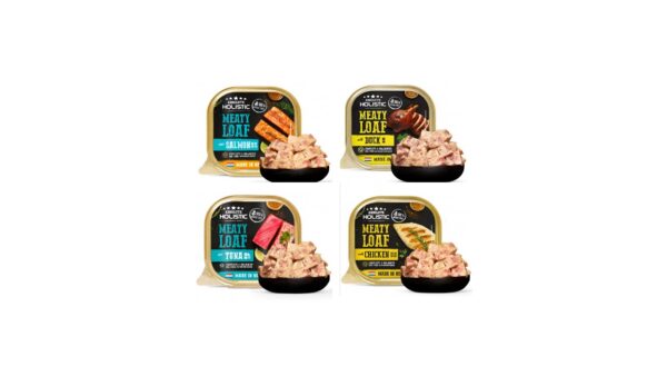 Absolute Holistic, מזון רטוב פטה איכותי לכלבים בטעם טונה תוצרת הולנד - מארז 10+2 (1.2 ק"ג)