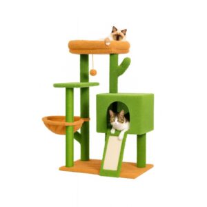 מתקן גרוד עם בית, ערסל ומשטח רביצה - דגם קקטוס