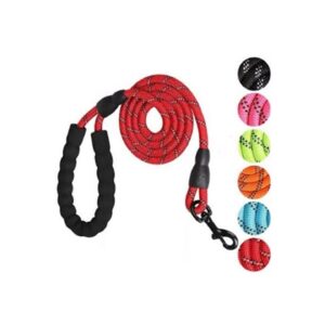 רצועת חבל קלועה מקצועית לכלבים חזקה, עמידה ונוחה לאחיזה - כמה גדלים