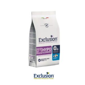 אקסקלוזן, מזון היפואלרגני לכלבים מגזע בינוני‑גדול  12 ק"ג - Exclusion Hypoallergenic Fish & Potato