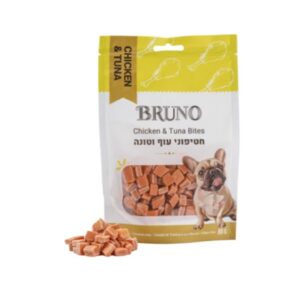 Bruno (ברונו) – חטיפוני עוף וטונה לכלב, 80 גרם