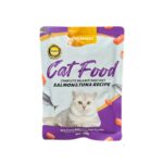 פטמטרו (PetMetro) מזון רטוב מלא לחתולים בטעם סלמון וטונה 70% בשר – 100 גרם