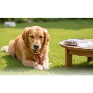 חטיף לכלב מקל תפוח עטוף בשר ברווז - מארז 500 גרם או 2 ק"ג