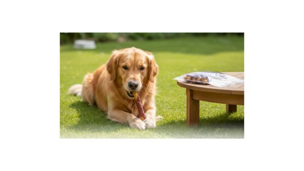 חטיף לכלב מקל תפוח עטוף בשר ברווז - מארז 500 גרם או 2 ק"ג